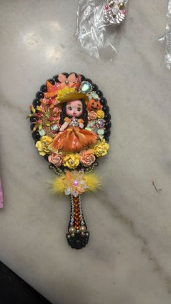 Halloween bling mirror