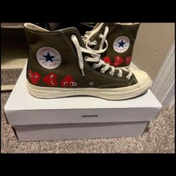 Comme De Garçon High Top Converse 