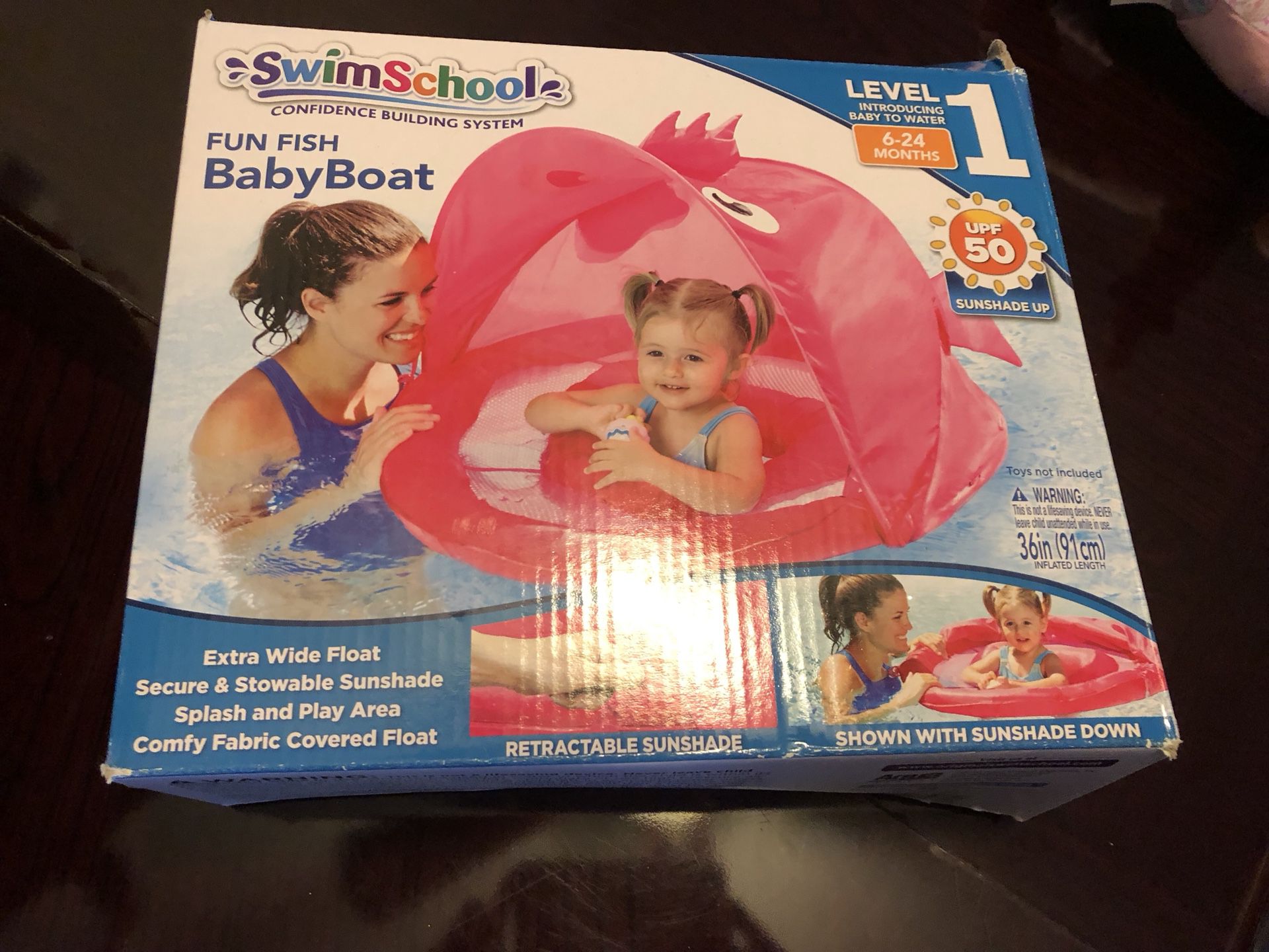 Swim School Baby Boat Float Level 1- Pending pick up