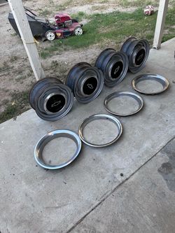 Chevy c10 rally wheels 5x5 lug pattern