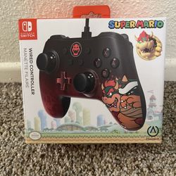 Nintendo Switch Wired Controller Super Mario Bowser ~NEW