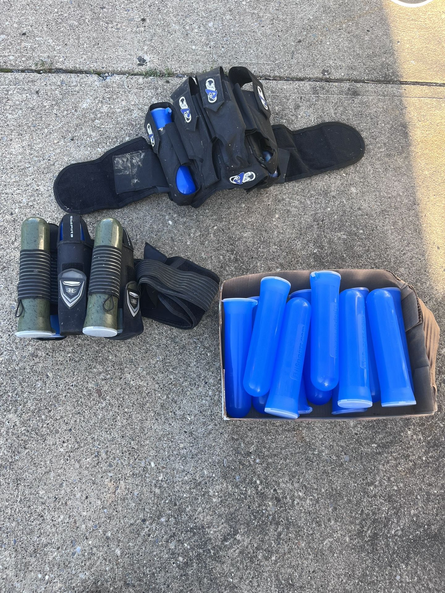 Paintball Pods And 2 Belts