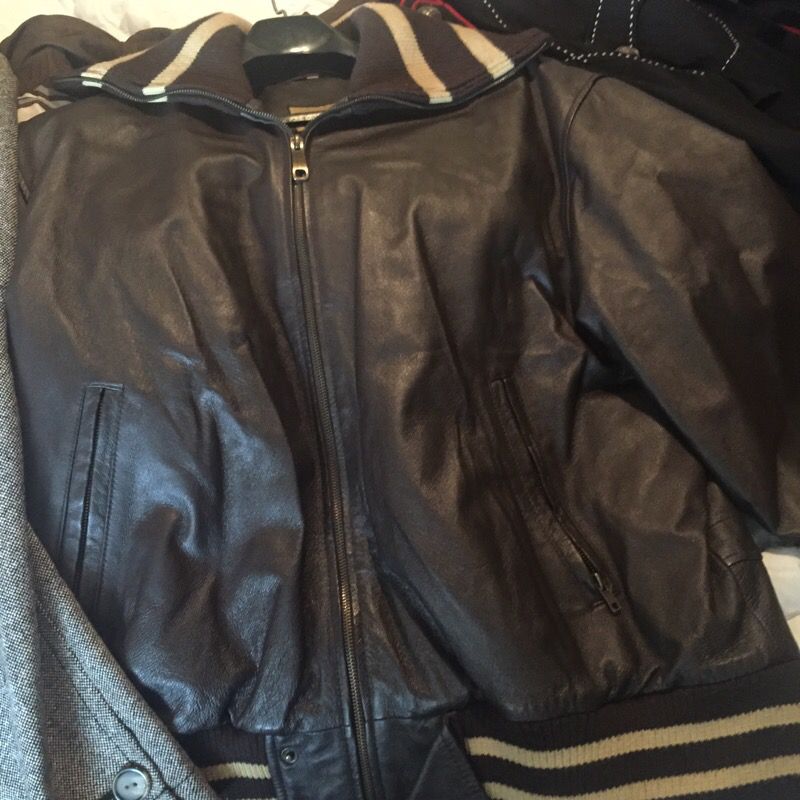 Men's leather Jacket