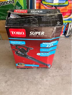 TORO SUPER ELECTRIC  BLOWER VACUUM