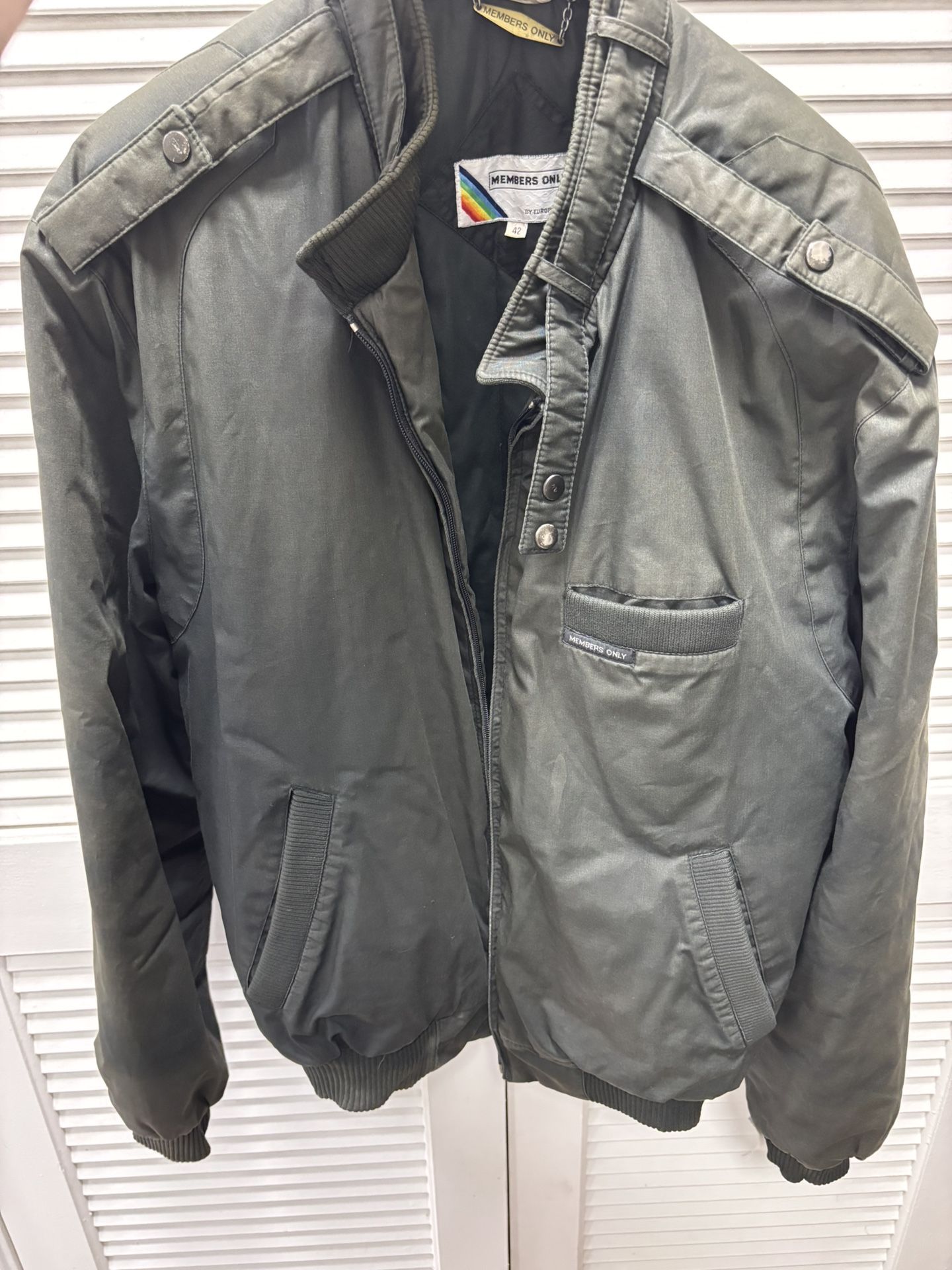 Vintage Member's Only Down Insulated Puffy Jacket, Men's 42 Large