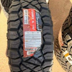 275 60 20 XL Nitto Ridge Grappler Tires Set