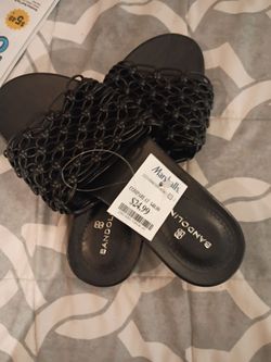 Bandolino Black Slide Sandals