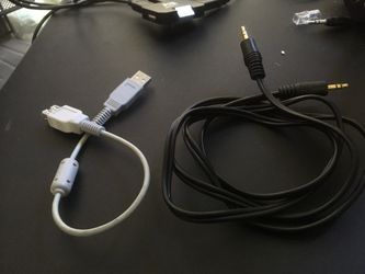 USB and headphone cables