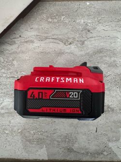 CRAFTSMAN 20 -Volt 4.0 Ah Battery 1 -Pack Lithium-ion (BRAND NEW)