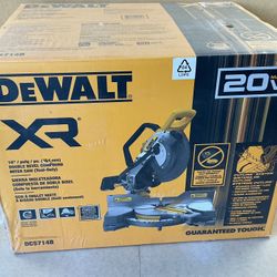 DEWALT DCS714B 20-Volt MAX XR Cordless 10 in. Dual Bevel Fixed Miter Saw (Tool Only)