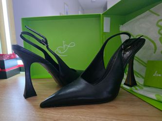 Sam Edelman black pointed slingback heels - brand new in box, size 8.5 - 9