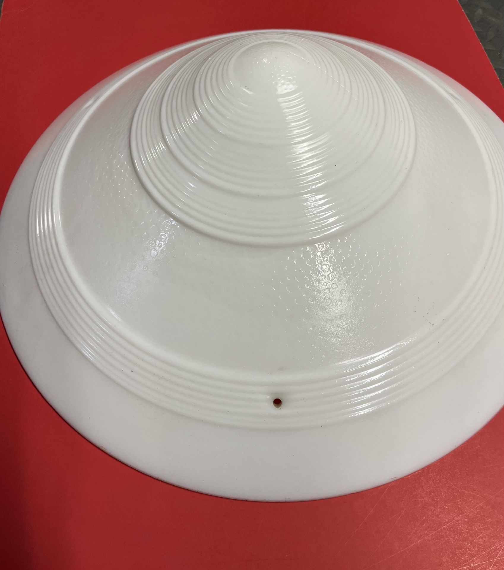 Art Deco Milk Glass Ceiling Shade