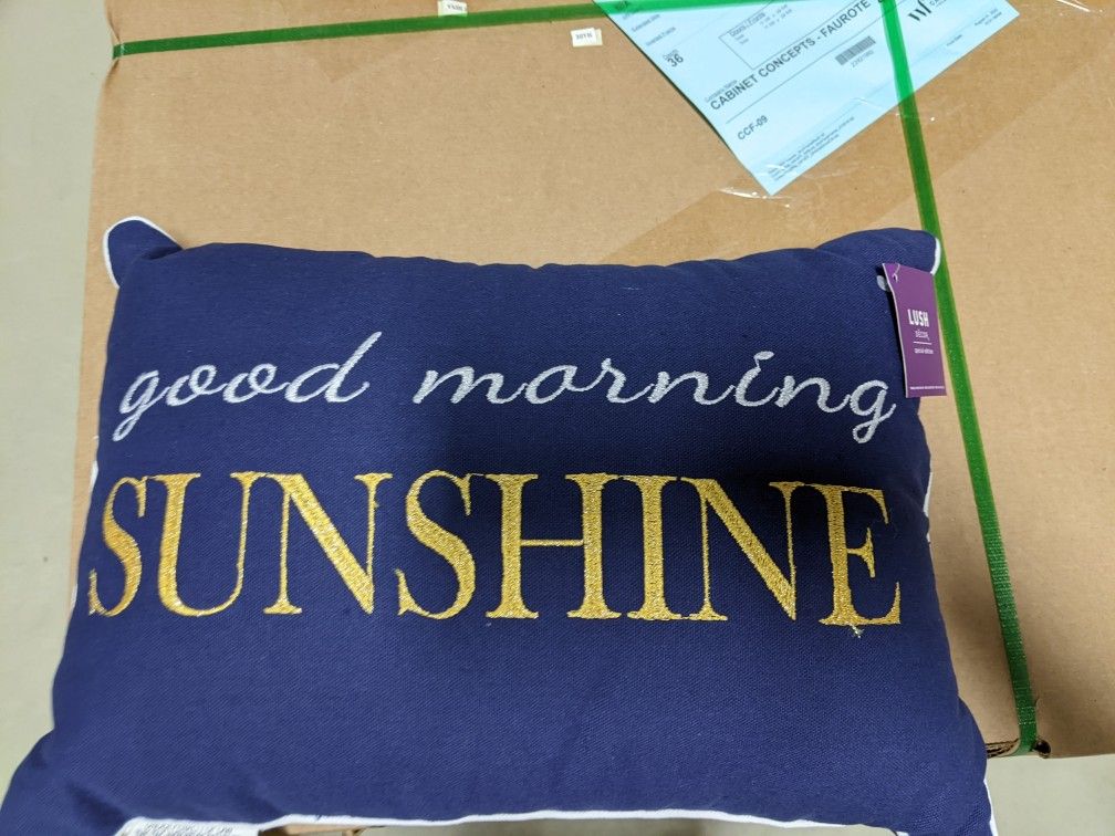 Good Morning Sunshine Pillow