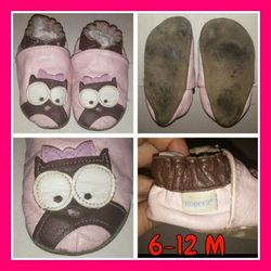 (6-12M) Robeez "owl" Soft Shoes