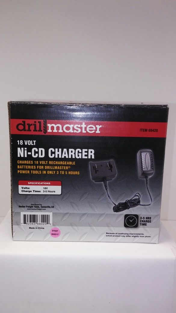 Harbor Freight Drill Master Battery Pack 18V Cordless, 1/4 Hex