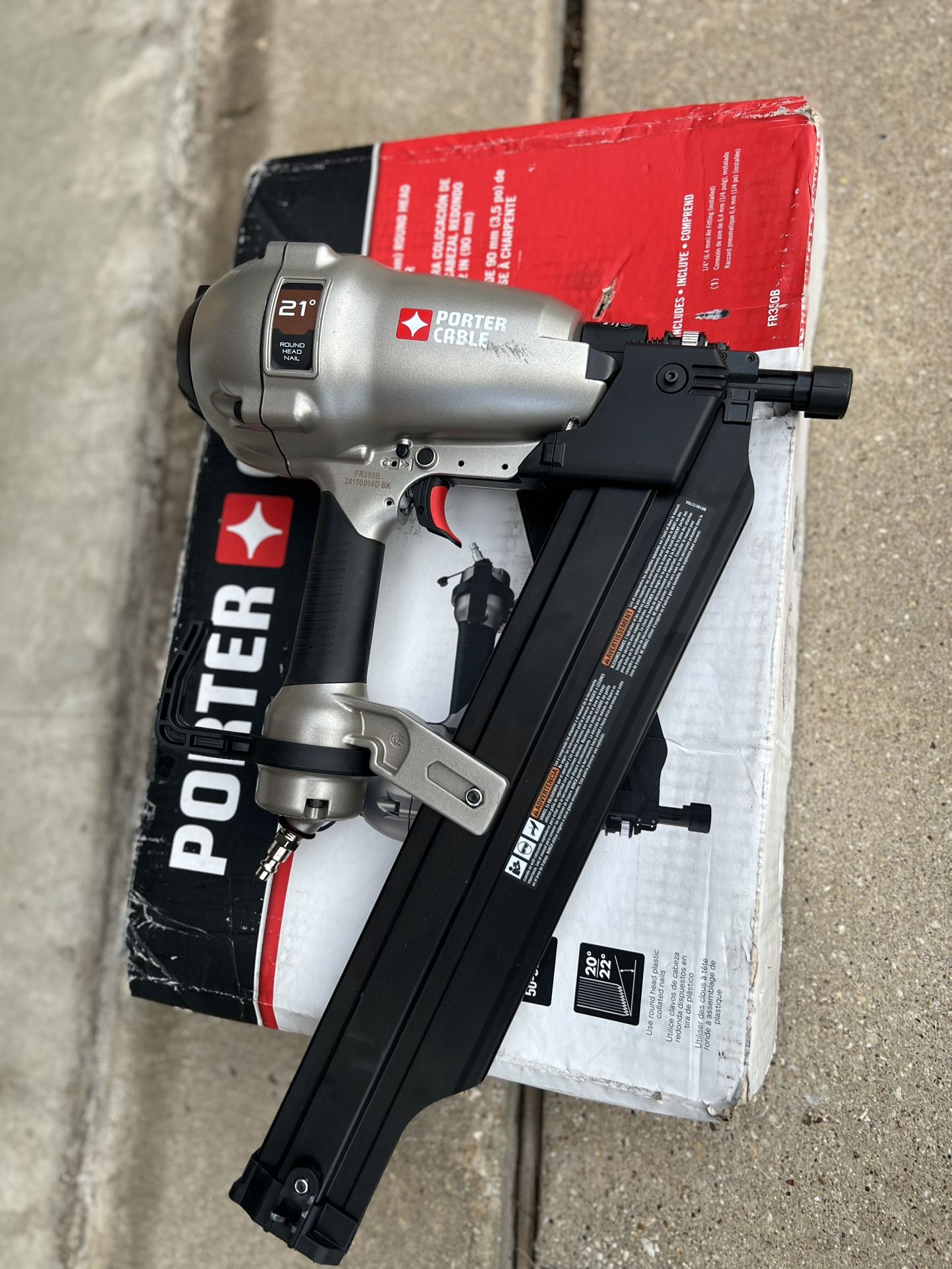 porter cable framming nailer 21