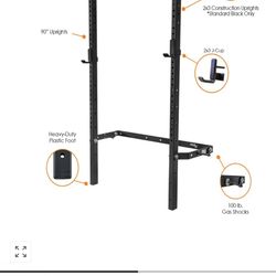 PRX Squat/Bench Rack W/ Set Of Weighted Plates