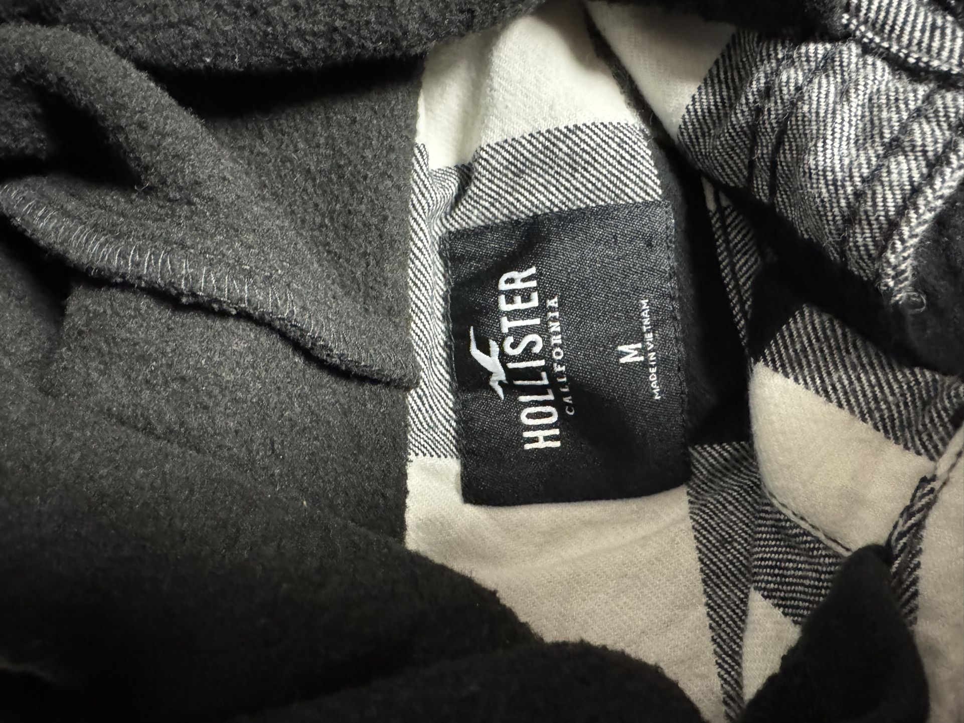 Checkered Button Up Hollister Jacket