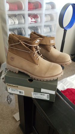 Size 13 Timberland Roll top never worn boots