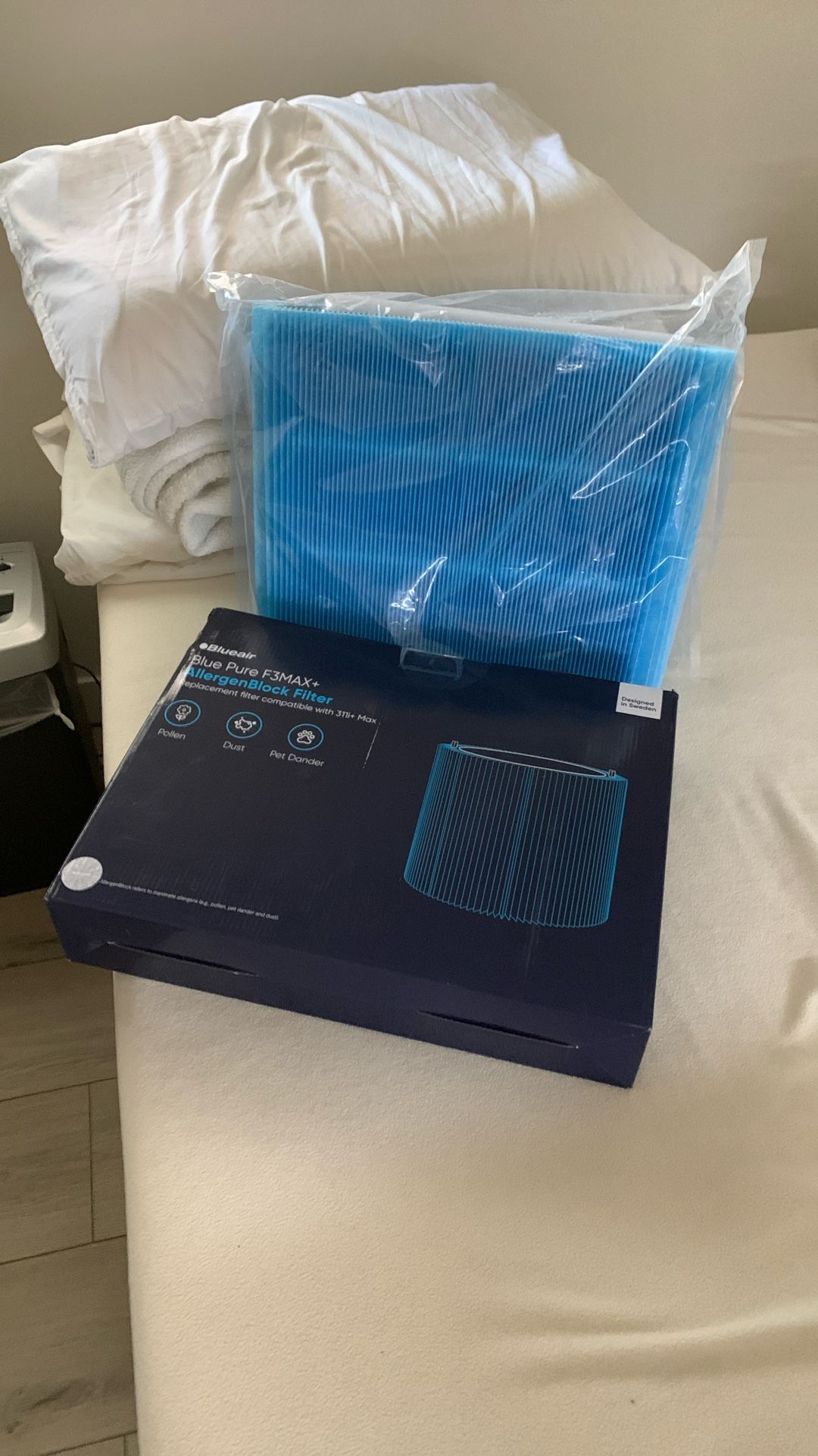 Two Blueair Blue Pure F3MAX+ AllergenBlock Filters