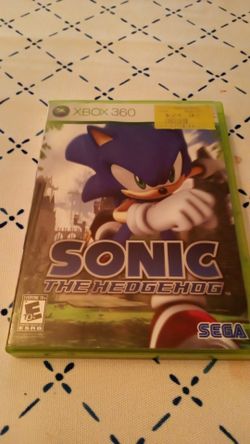 Xbox 360 Sonic The Hedgehog Complete No Scratches