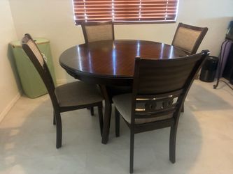 Langwest Dining Table and 4 Chairs