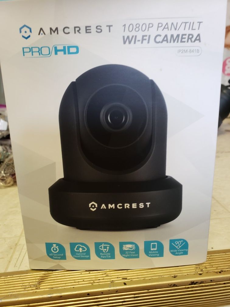 Amcrest pro HD 1080p pan/tilt wifi camera baby monitor home security pet watcher
