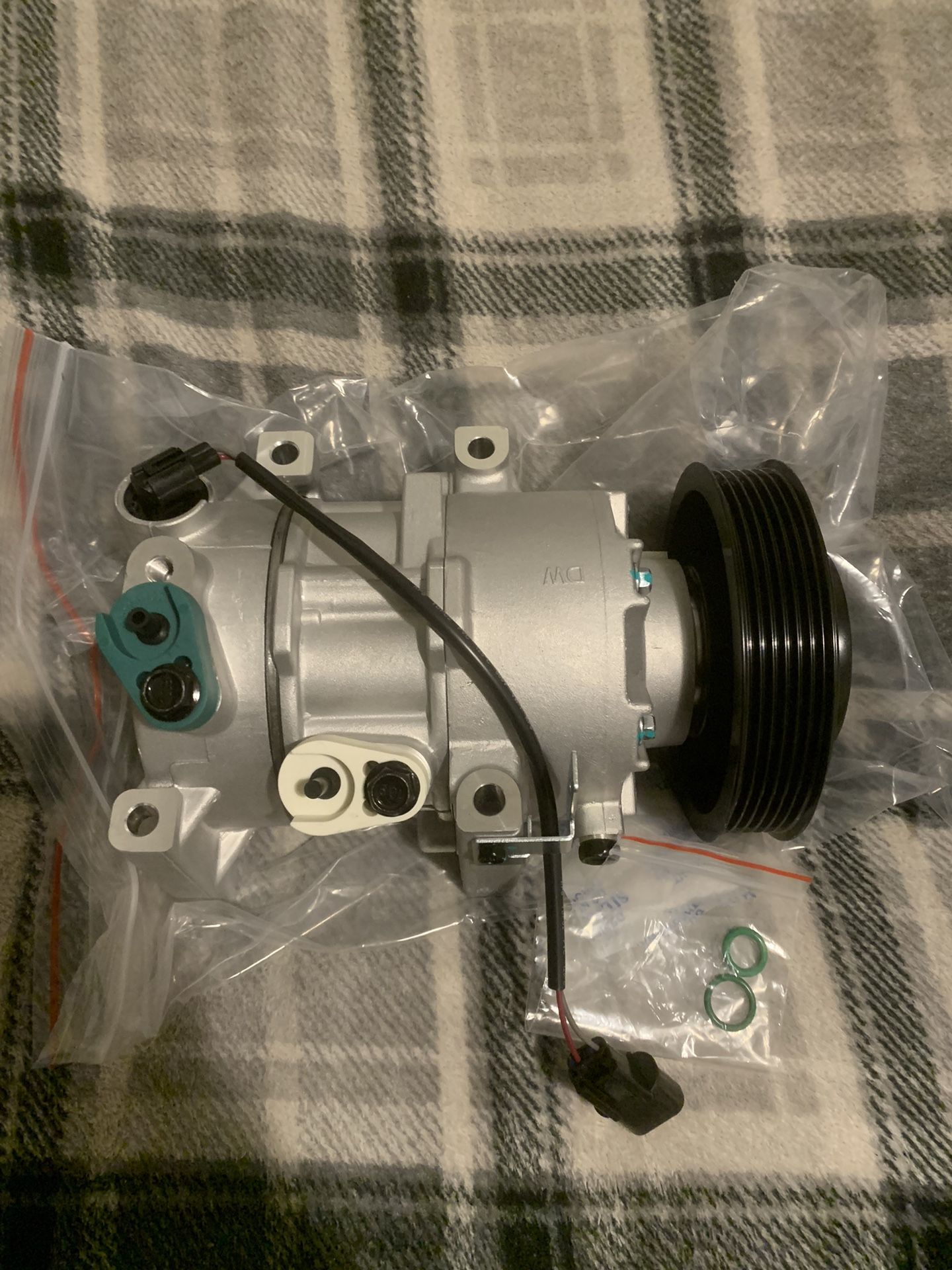 AC compressor for a 2016 Hyundai Accent 1.8 L.