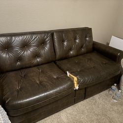 Free Leather Sofa Bed Couch