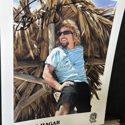 Sammy Hagar Signed Photo