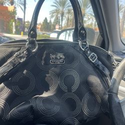 Vintage Coach Black Bag