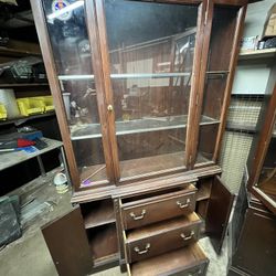 Cabinet And Dresser Combo With LED