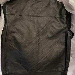 Ferrari F Collection Black Leather and Suede Jacket