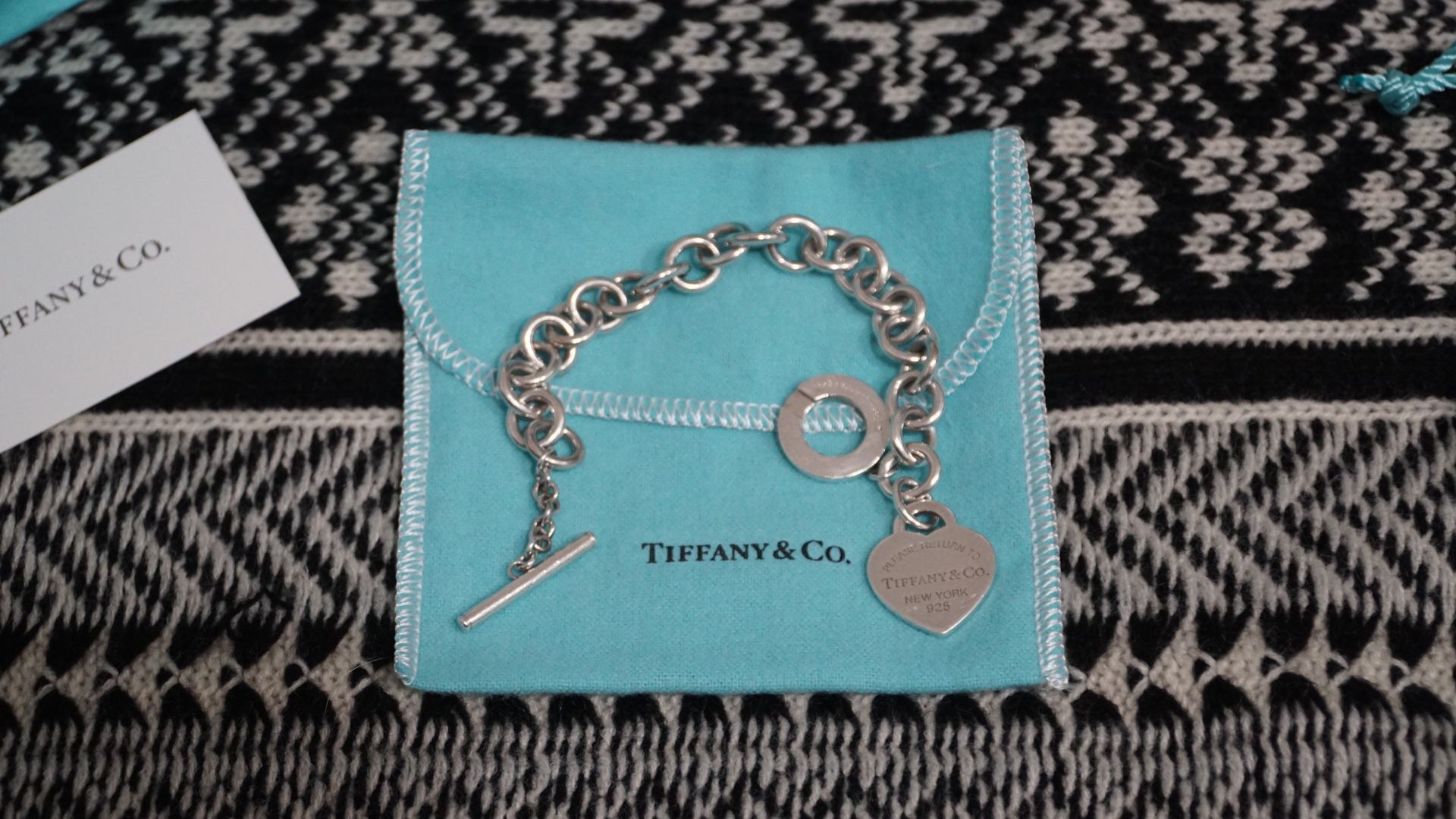 Tiffany & Co Heart Tag Toggle Bracelet 