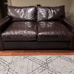 Sofa, Coach - Top Grain Leather