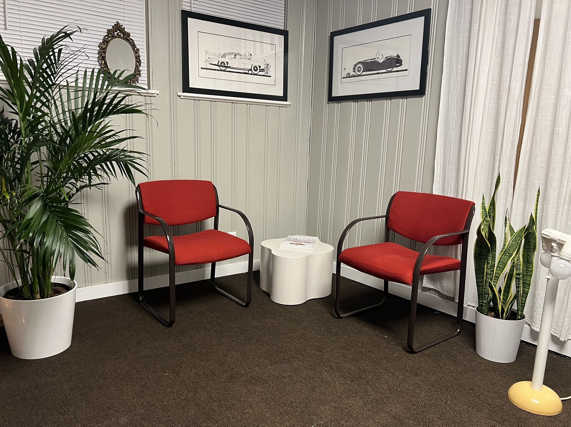 Pair Of Steelcase Armchairs