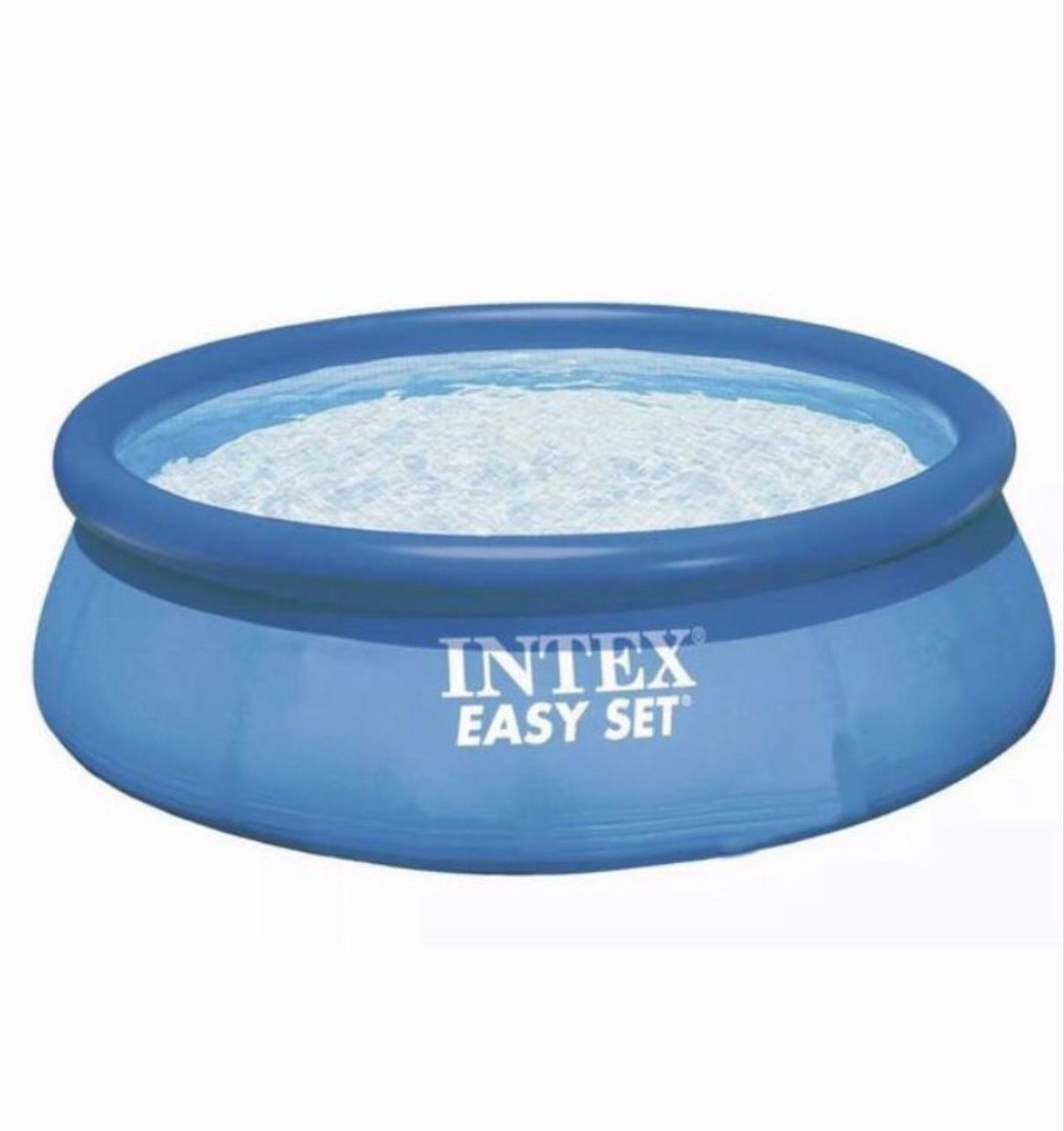 Intex easy set pool 10ft, with pump and cover tent