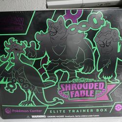 Shrouded Fable Pokemon Center Elite Trainer Box Pokemon Card  