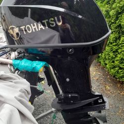 2023 T O H A T S U 60 Horsepower 4 Stroke Outboard With Controls