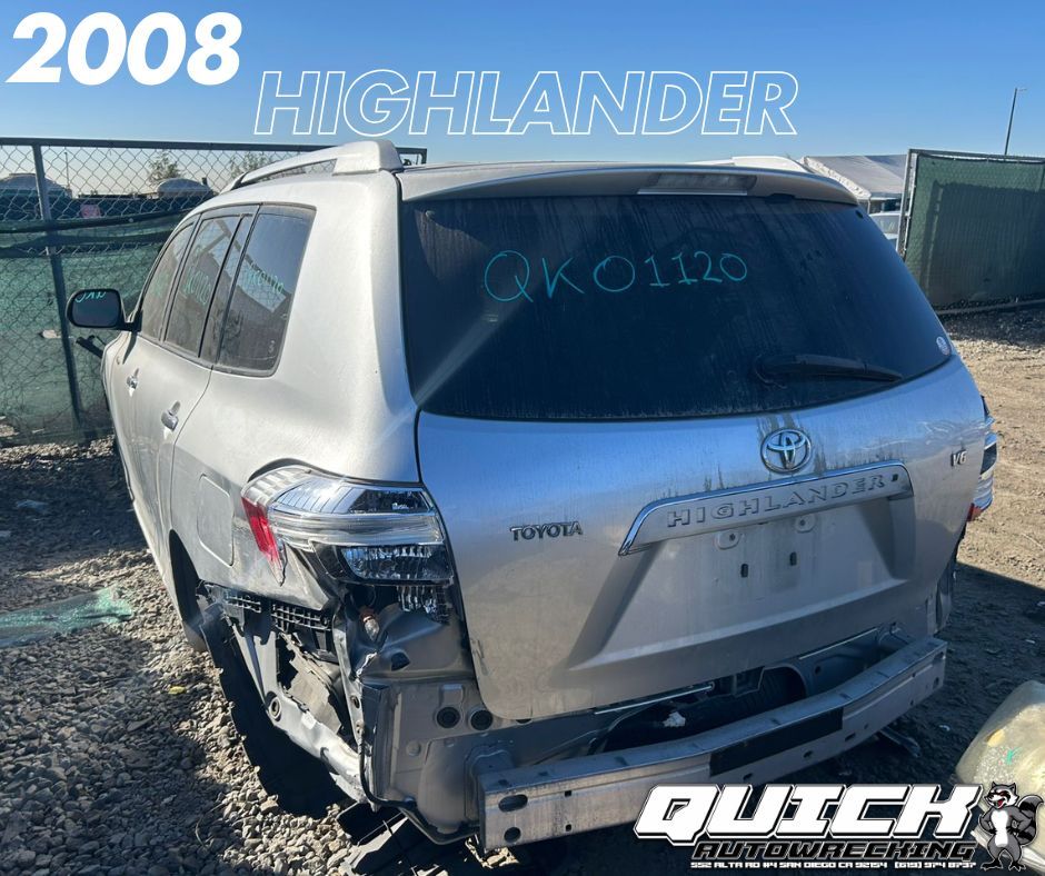 2008 Toyota Highlander β Parts Only
