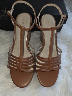 Kenneth Cole New York Women's Celia Platform Wedge Sandals - 10M