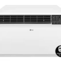 LG 23,500 BTU 230/208-Volt Window Air Conditioner Unit Cools 1450sq. ft. w/ Dual Inverter,Wi-Fi Enabled and Remote in White