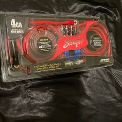 Stinger  Power +signal Amplifier Wiring Kit 