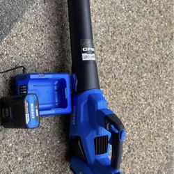 Kobalt Gen4 40-volt 520 - CFM 120-MPH Battery Handheld Leaf Blower 4 Ah (Battery and Charger Include