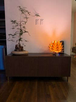 IKEA BESTÅ Sideboard / Bar Cabinet – Brown Oak Look