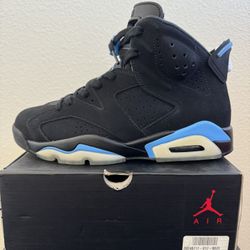 Jordan 6 Retro UNC Tarheels Size 8.5 Mens -$240 FIRM!!!!!!