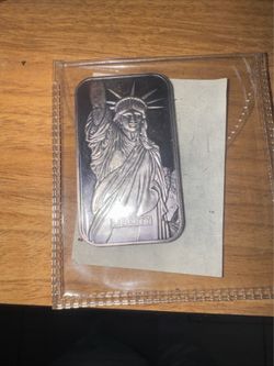 Liberty 1oz Silver 5 Bars 1986