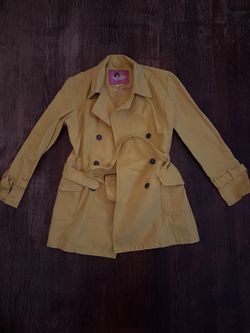 Vintage Yellow Raincoat