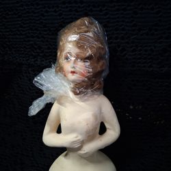 Vintage 1920's  Chalck Half Doll - Germany