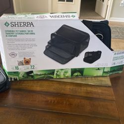 2 Sherpa Expandable Pet Carriers 